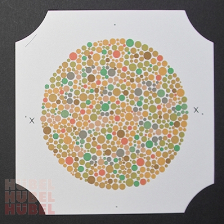 Farbsehtest nach Ishihara - 10 Farbtafeln