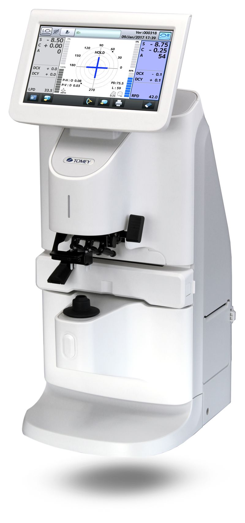 Scheitelbrechwertmesser Tomey TL-7100