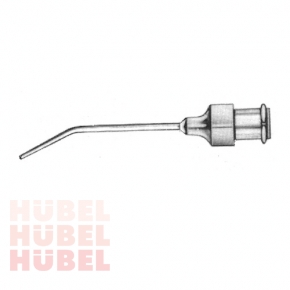 Tränenwegkanüle - Stahl - kurzwinklig gebogen - 0,6 mm